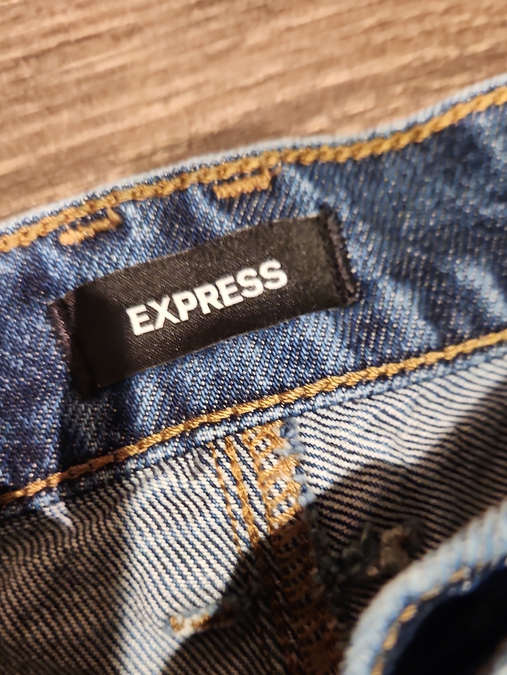 ❤️ EXPRESS HIGH RISE WIDE LEG TROUSER JEANS, 4 (27) - Picture 5 of 8